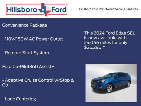 Used 2024 Ford Edge SEL w/ Convenience Package AWD/4WD image 6
