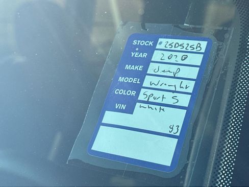 Used 2020 Jeep Wrangler Unlimited Sport S image 25