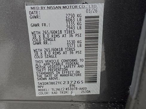 New 2026 Nissan Pathfinder Rock Creek image 21