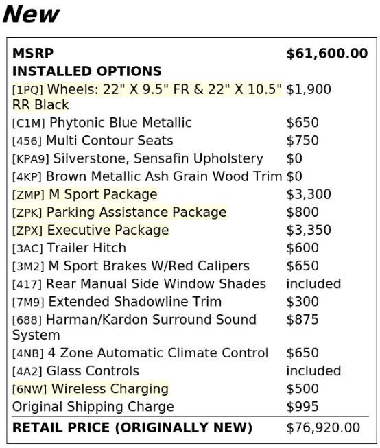 Used 2023 BMW X5 sDrive40i w/ Executive Package RWD image 4