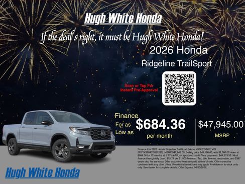 New 2026 Honda Ridgeline TrailSport image 7