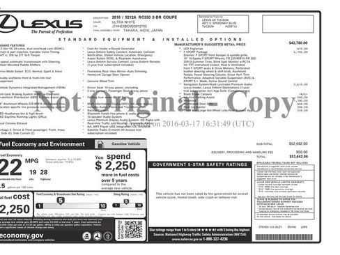 Used 2016 Lexus RC 350 image 4