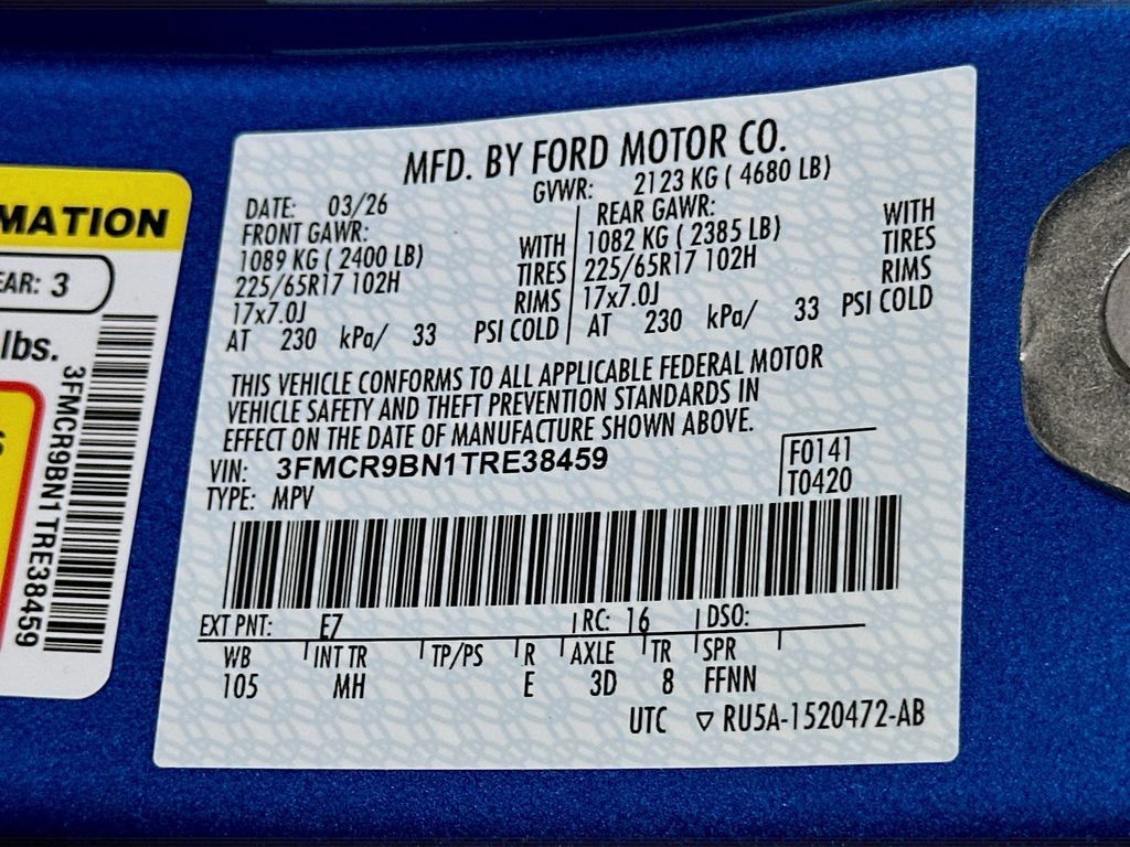 New 2026 Ford Bronco Sport Big Bend w/ Convenience Package AWD/4WD image 21