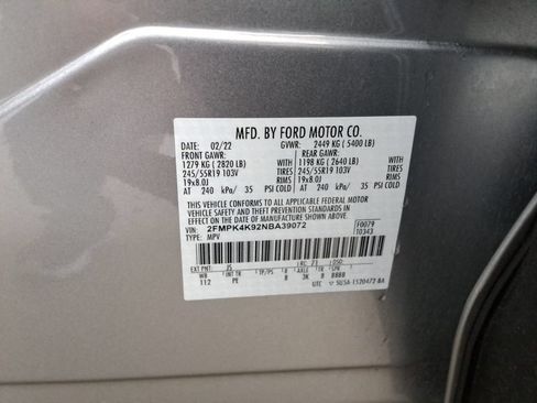 Used 2022 Ford Edge Titanium w/ Equipment Group 301A AWD/4WD image 34