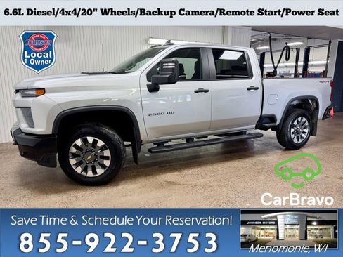 Certified 2022 Chevrolet Silverado 2500 Custom w/ Custom Value Package AWD/4WD image 1