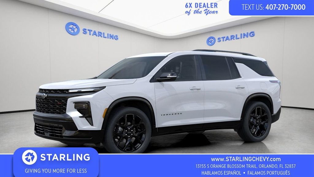 New 2026 Chevrolet Traverse RS w/ LPO, Floor Liner Package AWD/4WD image 1