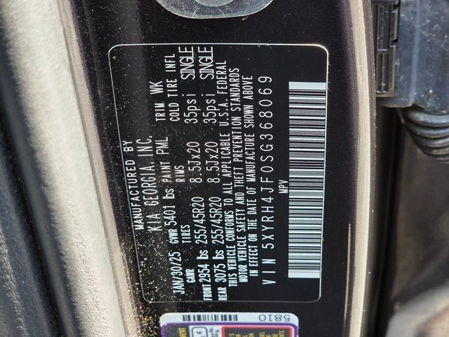 Used 2025 Kia Sorento EX w/ Panoramic Sunroof Package FWD image 36