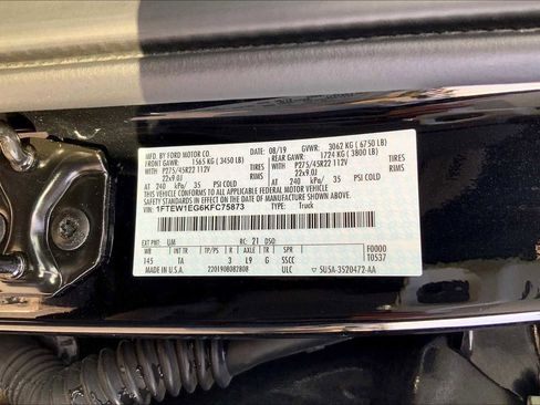 Used 2019 Ford F150 Limited w/ Trailer Tow Package image 31