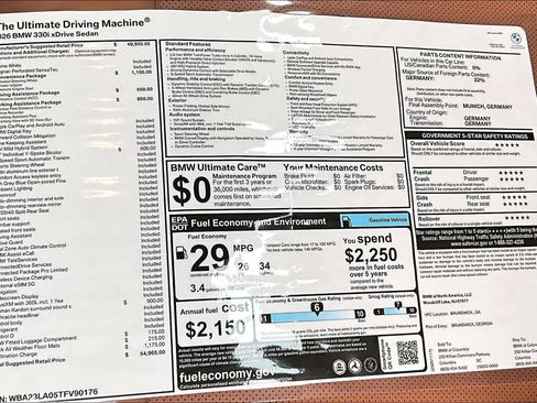 New 2026 BMW 330i xDrive 330i xDrive w/ Convenience Package image 19