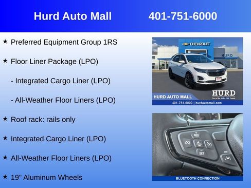 Used 2022 Chevrolet Equinox RS w/ LPO, Floor Liner Package image 6