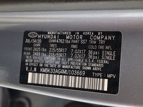 Used 2021 Hyundai Kona Limited FWD image 37