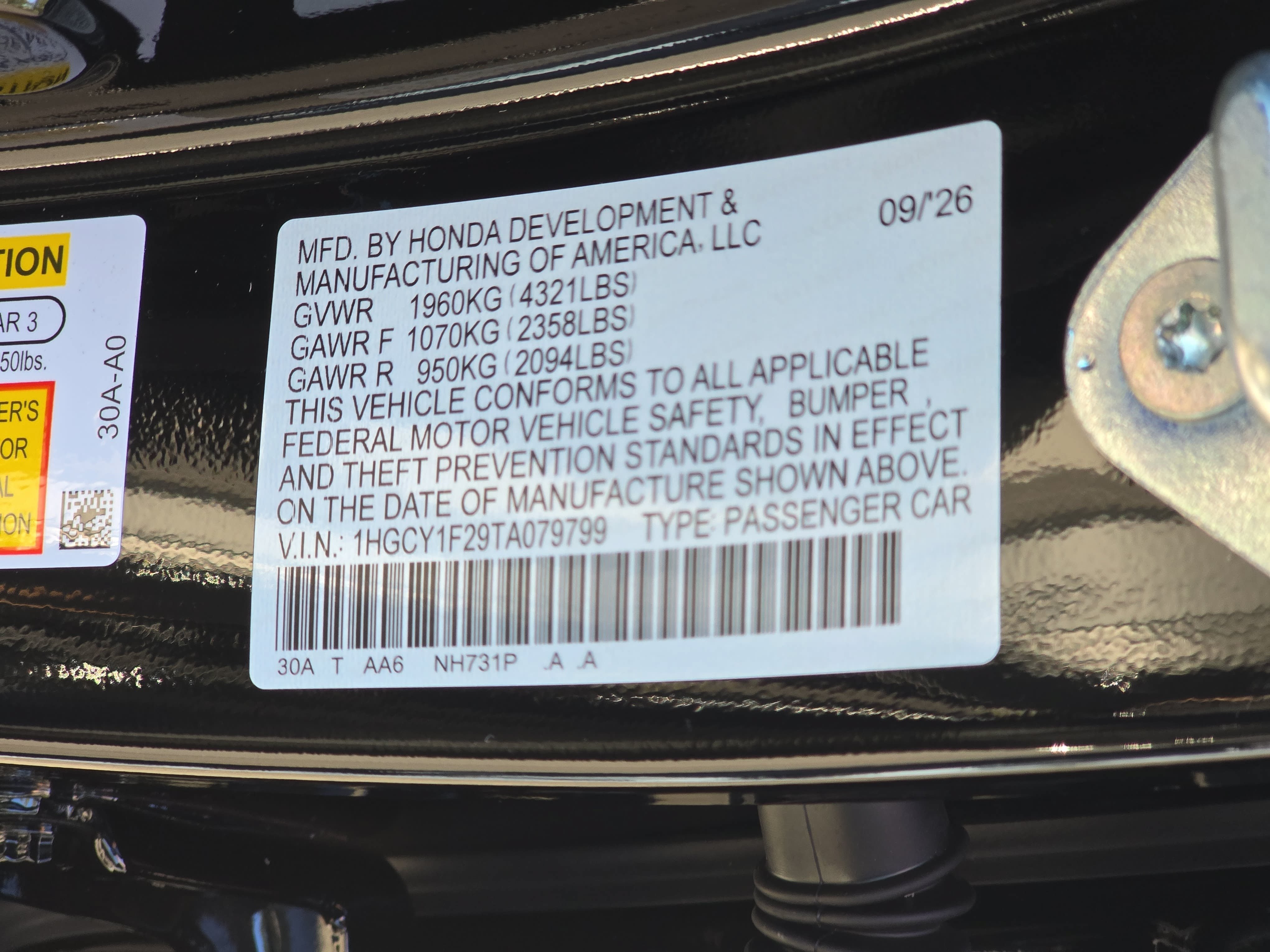 New 2026 Honda Accord LX image 33