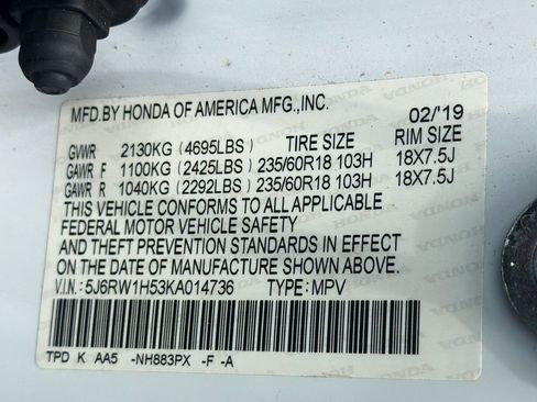 Used 2019 Honda CR-V EX image 33