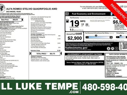 Used 2023 Alfa Romeo Stelvio Quadrifoglio