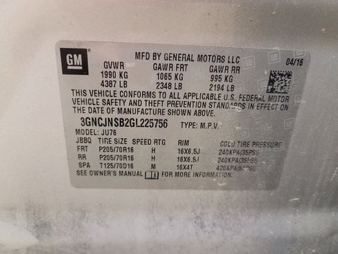 Used 2016 Chevrolet Trax LS AWD/4WD image 33