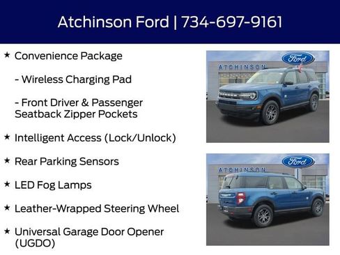 Certified 2023 Ford Bronco Sport Big Bend w/ Convenience Package image 16