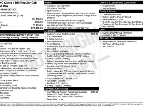 Used 2015 GMC Sierra 1500 2WD Regular Cab image 4