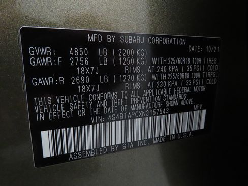 Certified 2022 Subaru Outback Touring w/ Popular Package #2 image 31