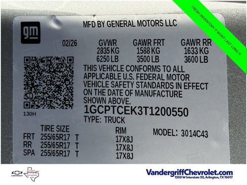 New 2026 Chevrolet Colorado LT w/ LT Convenience Package AWD/4WD image 23