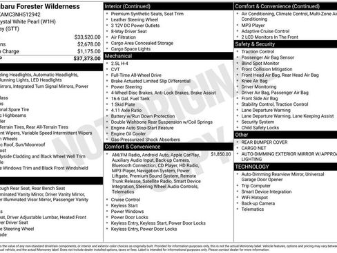 Used 2022 Subaru Forester Wilderness image 28