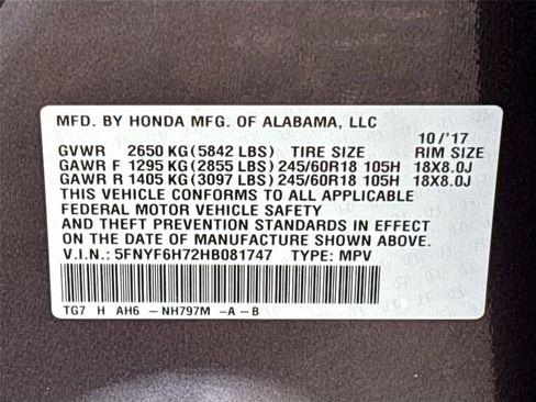 Used 2017 Honda Pilot EX-L image 36