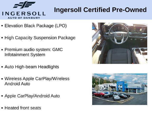 Used 2024 GMC Sierra 1500 Elevation w/ LPO, Elevation Black Package AWD/4WD image 10