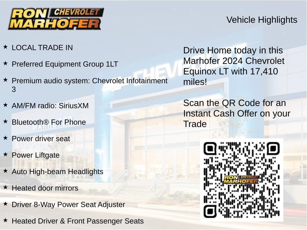 Used 2024 Chevrolet Equinox LT w/ LPO, Floor Liner Package AWD/4WD image 14