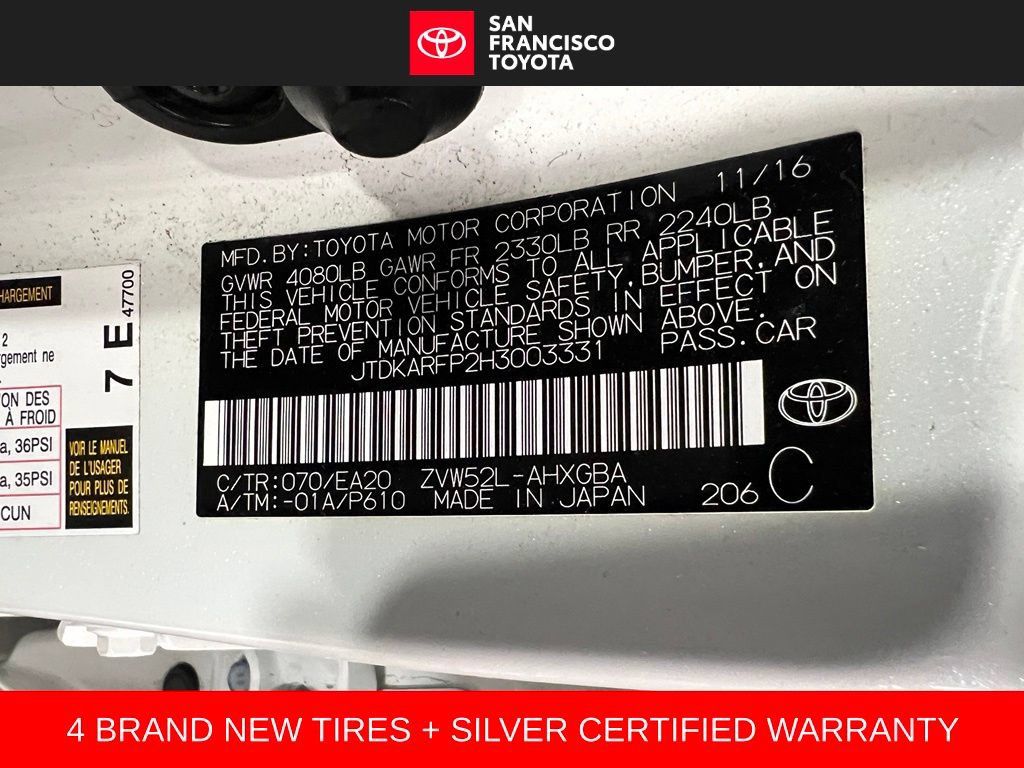 Certified 2017 Toyota Prius Prime Advanced FWD image 40