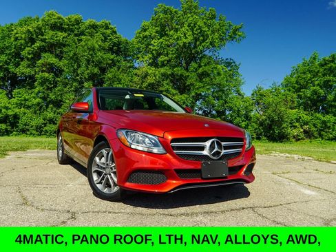 Used 2016 Mercedes-Benz C 300 4MATIC Sedan w/ Surround View Package image 1