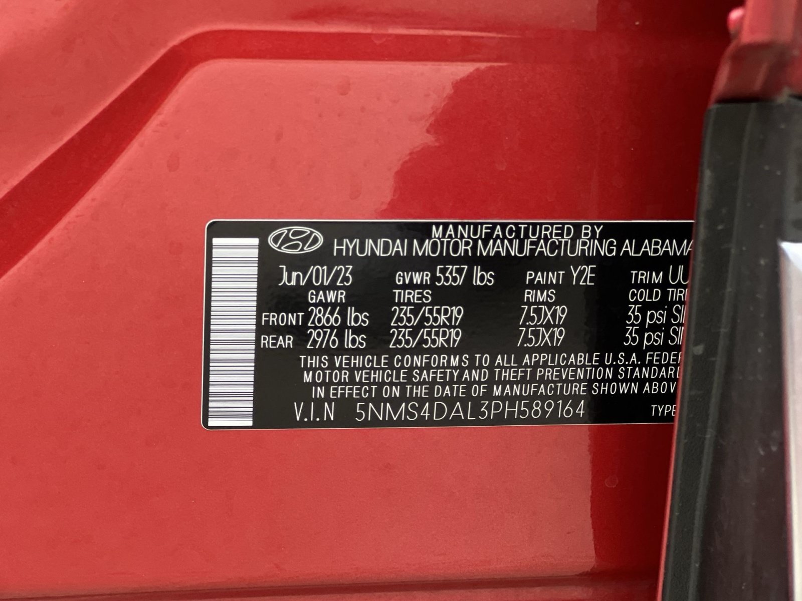Used 2023 Hyundai Santa Fe Limited w/ Cargo Package AWD/4WD image 33