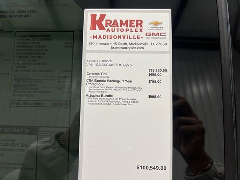 New 2026 Chevrolet Suburban High Country image 37