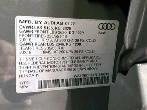 Used 2022 Audi Q3 2.0T Premium w/ Convenience Package image 36