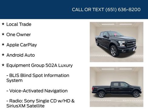 Used 2016 Ford F150 Lariat w/ Equipment Group 502A Luxury image 5