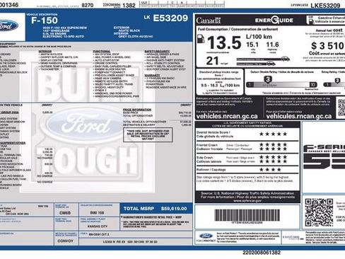 Used 2020 Ford F150 XLT w/ Equipment Group 302A Luxury AWD/4WD image 32