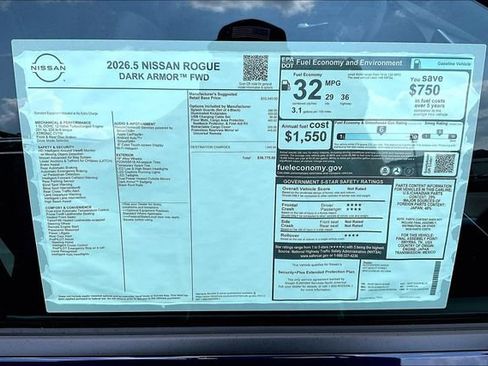 New 2026 Nissan Rogue Dark Armor FWD image 41