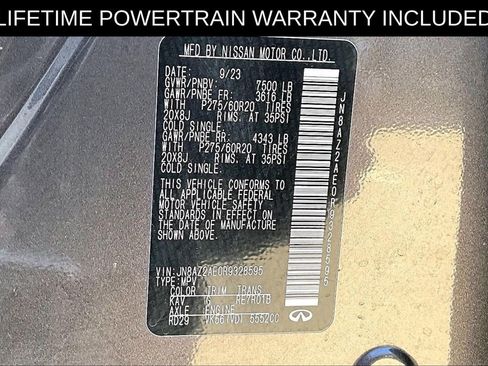 Certified 2024 INFINITI QX80 Luxe image 41