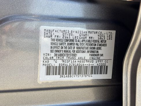 Certified 2025 Nissan Sentra SV FWD image 34