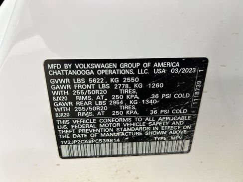 Used 2023 Volkswagen Atlas SE w/ Panoramic Sunroof Package FWD image 28