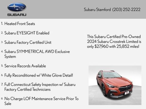 Used 2024 Subaru Crosstrek 2.5i Limited AWD/4WD image 2