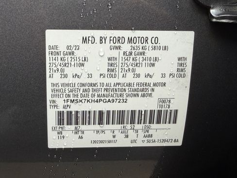 Certified 2023 Ford Explorer ST-Line w/ Class IV Trailer Tow Package RWD image 37