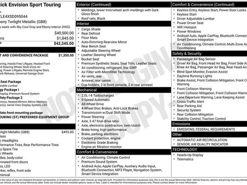 New 2025 Buick Envision Sport Touring image 43
