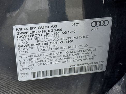 Used 2021 Audi Q5 2.0T Premium Plus w/ Premium Plus Package AWD/4WD image 31