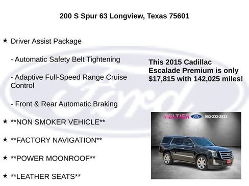 Used 2015 Cadillac Escalade Premium AWD/4WD image 20