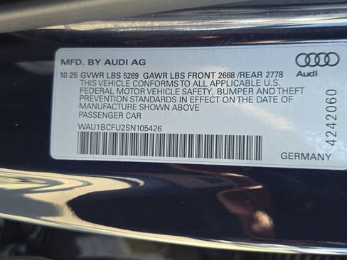 Used 2025 Audi A5 2.0T Premium w/ Convenience Package AWD/4WD image 39