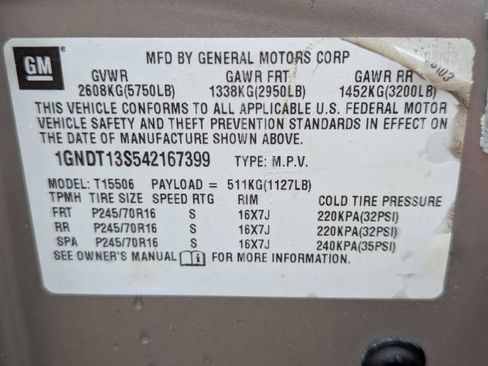 Used 2004 Chevrolet TrailBlazer LS w/ LS Preferred Equipment Group AWD/4WD image 17