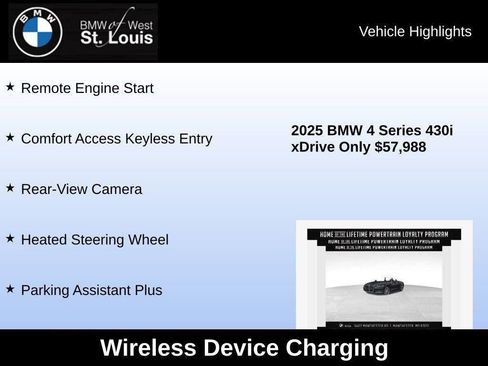 Used 2025 BMW 430i xDrive Convertible w/ Premium Package image 33