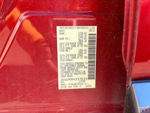 Used 2015 Nissan Murano SL w/ SL Technology Package image 31