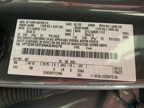 Used 2022 Ford F150 Lariat AWD/4WD image 40