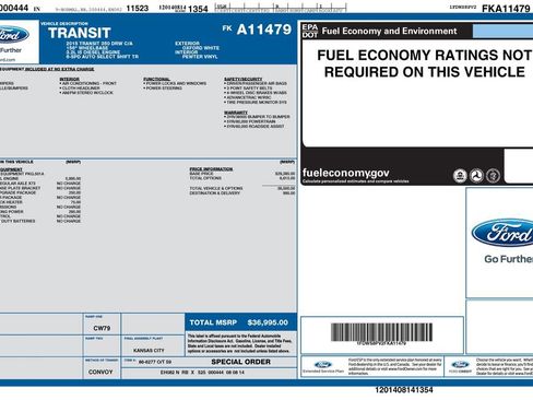 Used 2015 Ford Transit 350 156 DRW w/ Exterior Upgrade Package image 3