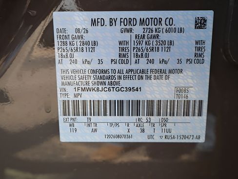 New 2026 Ford Explorer Tremor w/ Tremor Ultimate Package AWD/4WD image 32